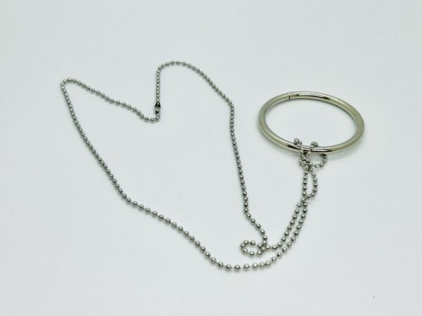 CHAIN & RING MAGIC TRICK DELUX (SILVER)