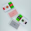555 Plastic Mark Card Deck Set of 2 (Red & Black) / 555 Marked Playing Card (Plastic) - Image 2