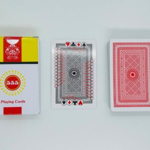555 Mark Playing Card Deck Magic (RED)