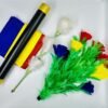 FUNGUS PRO PLUS FEATHER MAGIC TRICK / COLOR FUNGUS TO FLOWER BOUQUET MAGIC TRICK - Image 7