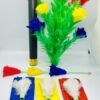 FUNGUS PRO PLUS FEATHER MAGIC TRICK / COLOR FUNGUS TO FLOWER BOUQUET MAGIC TRICK - Image 9