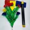 FUNGUS PRO PLUS FEATHER MAGIC TRICK / COLOR FUNGUS TO FLOWER BOUQUET MAGIC TRICK - Image 3