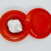 EGG TO HEN MAGIC PLATES TRICK (RED) / EGG SURPRISE MAGIC TRICK / EGG HATCHARY MAGIC - Image 7