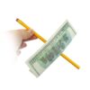 PENCIL THROUGH NOTE MAGIC TRICK (YELLOW) / PENCIL PENITRATION THROUGH DOLLAR MAGIC GIMMICK - Image 5