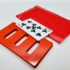 CARD VANISH FRAME MAGIC TRICK (RED) / VANISHING CARD FRAME MAGIC (PLASTIC CARD) - Image 2