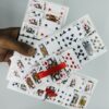 BAG TO CARD CASTLES MAGIC TRICK (SET OF 3 CASTLES) / CARD CASTLE MAGIC BAG TRICK - Image 11