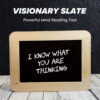 THE VISIONARY SLATE MAGIC TRICK (UPDATED) / MENTALIST MIND READING SLATE MAGIC PROP - Image 2