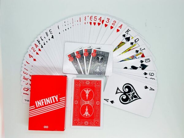 INFINITY MARK MAGIC PLAYING CARD DECK (RED) / INFINITY CHEATING PLAYING MARKED CARD